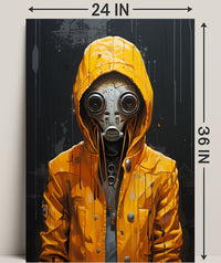 The Enigmatic Figure In Yellow Poster PosterGoat