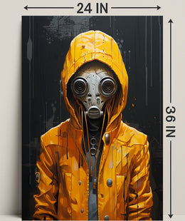 The Enigmatic Figure In Yellow Poster PosterGoat