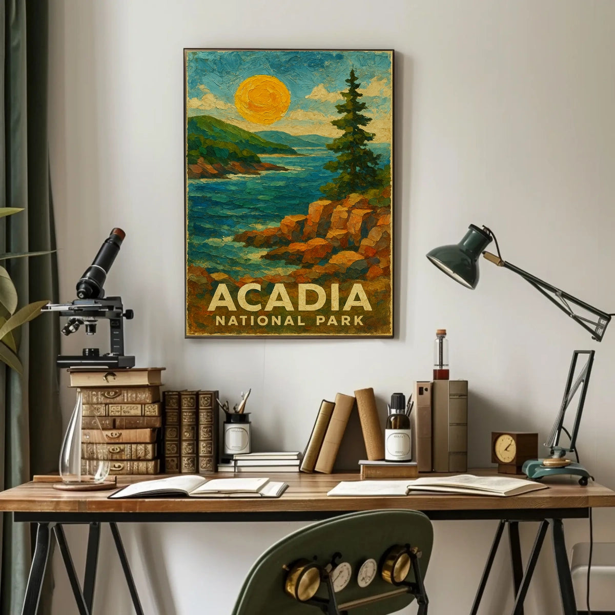 Acadia National Park Scenic Wanderlust Poster