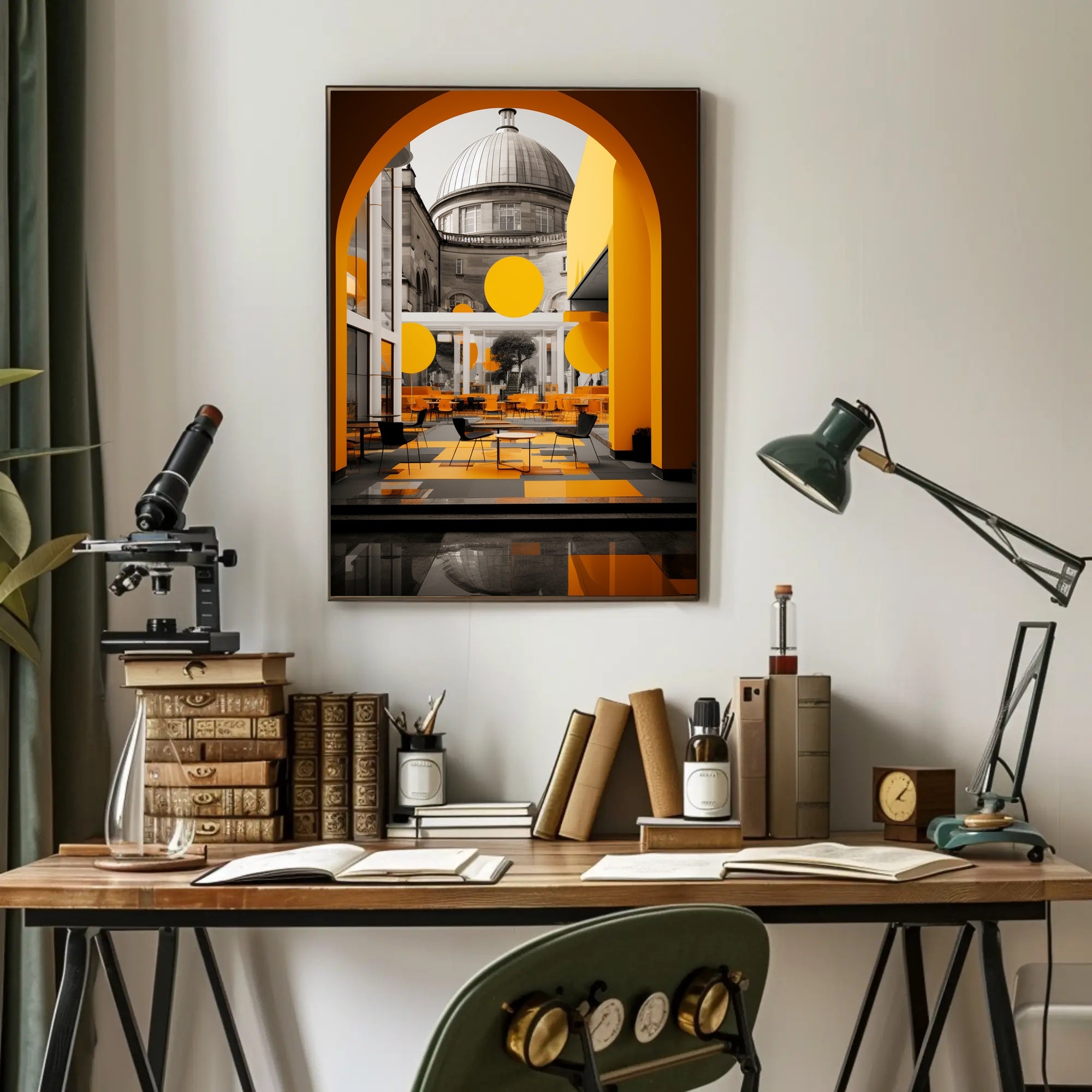 Modern Architectural Elegance Modern Poster