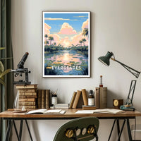 Everglades National Park Vintage Travel Poster Print