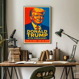 Donald Trump 47th President Poster