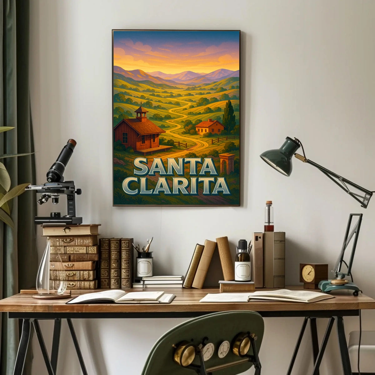 Santa Clarita Scenic Landscape Poster