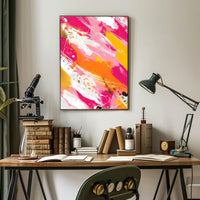 Vibrant Abstract Expressionist Art Print - Artistic Poster PosterGoat