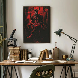 The Dark Throne Art Print Poster for Home Decor and Wall Art PosterGoat