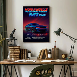 Mopar Muscle Woodward Power Poster