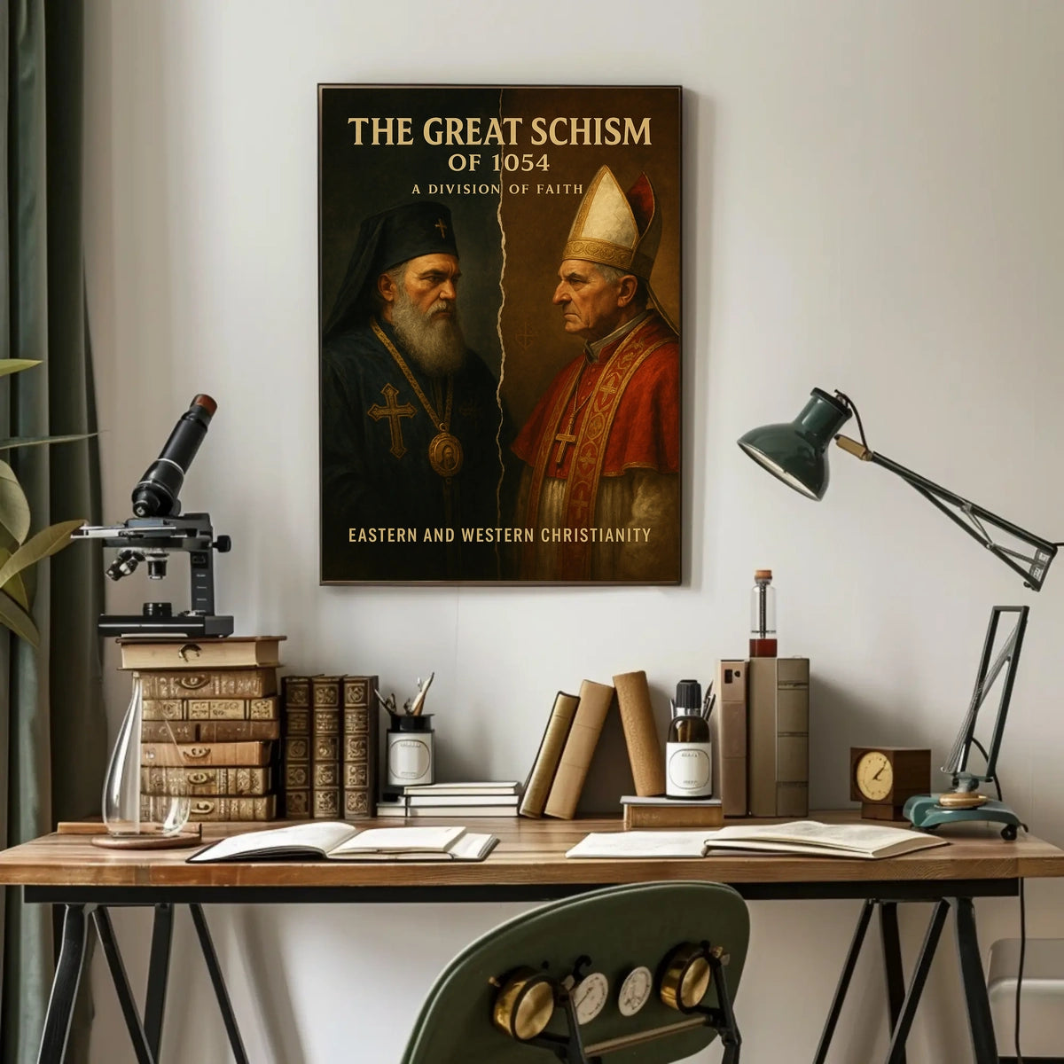 Great Schism 1054 Eastern Western Poster