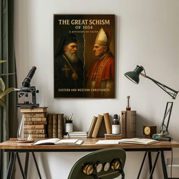 Great Schism 1054 Eastern Western Poster