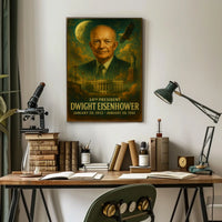 Dwight Eisenhower 34Th President Poster