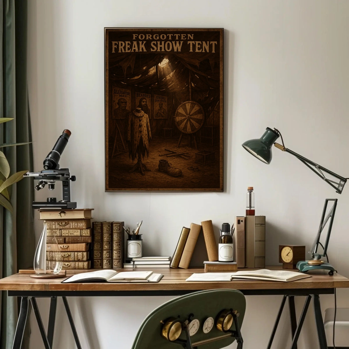 Forgotten Freak Show Tent Poster