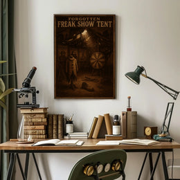 Forgotten Freak Show Tent Poster