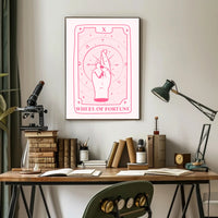 Wheel of Fortune Tarot Art Print - Abstract or Artistic Poster PosterGoat