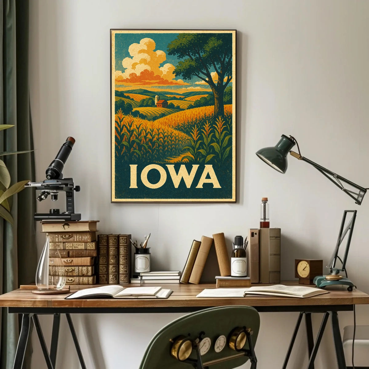 Scenic Iowa Landscape Poster