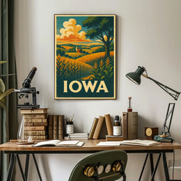 Scenic Iowa Landscape Poster