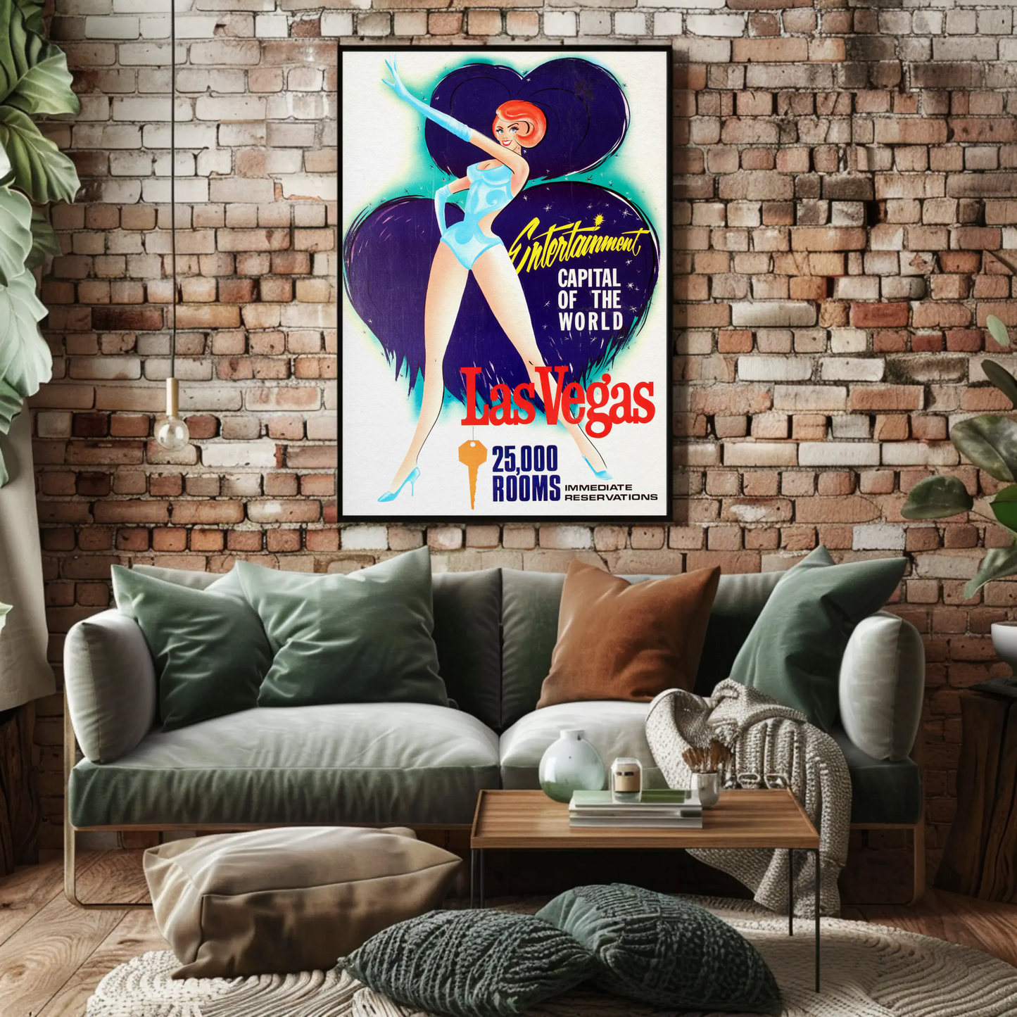 Las Vegas Entertainment Capital Vintage Poster