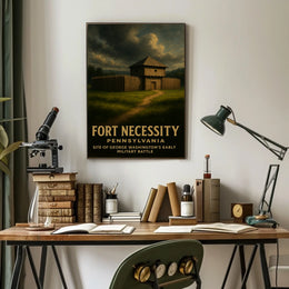 George Washington At Fort Necessity Poster