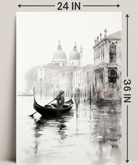 Gondola In Venice A Serene Journey Poster