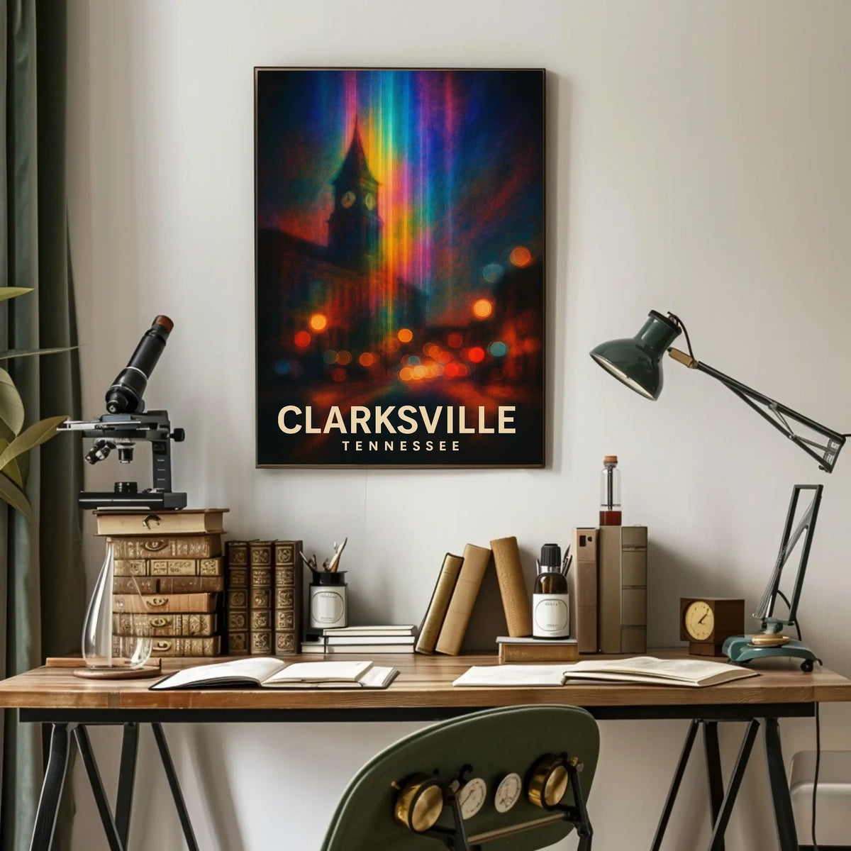 Clarksville Tennessee Travel Photography Realism Poster