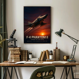 F-4 Phantom II Legend of the Skies Poster