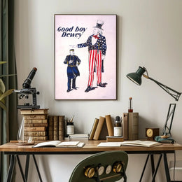 Uncle Sam Navy Vintage Military Recruitment Poster