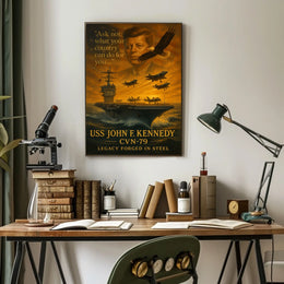 Uss John F. Kennedy Cvn-79 Poster