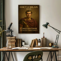 Constantine and the Edict of Milan Poster PosterGoat