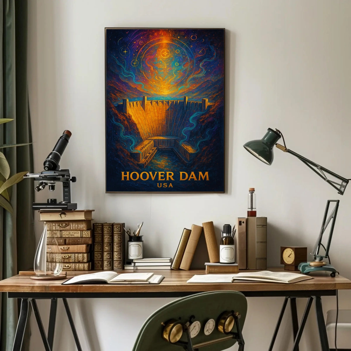 Hoover Dam USA Poster