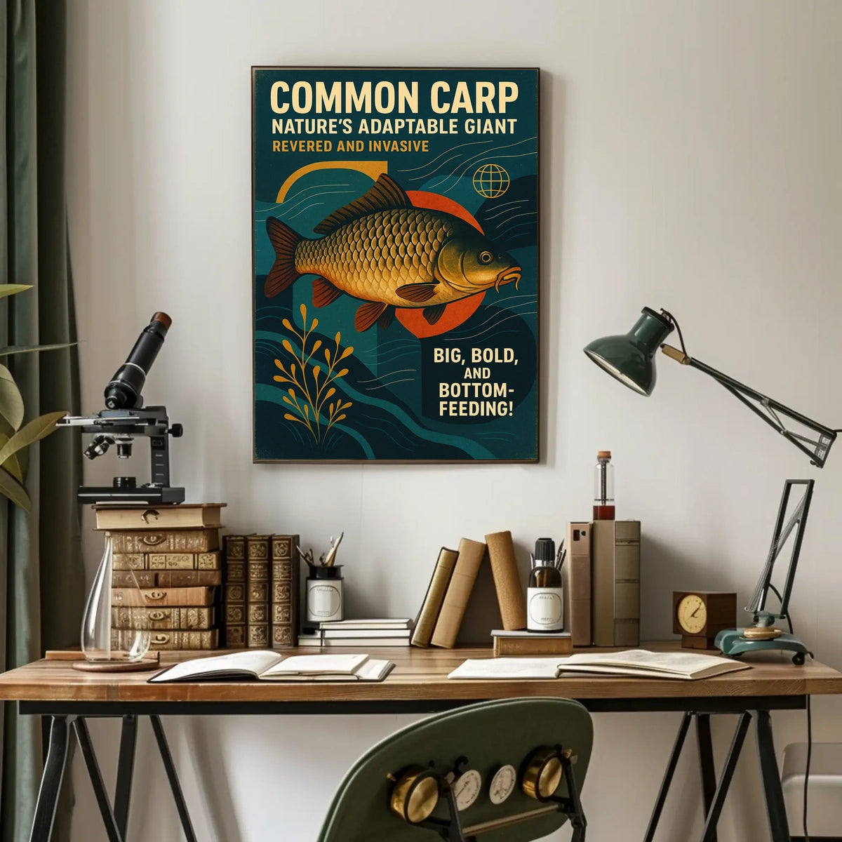 Common Carp Natures Adaptable Giant Poster
