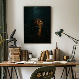 Majestic Tiger in the Jungle Poster