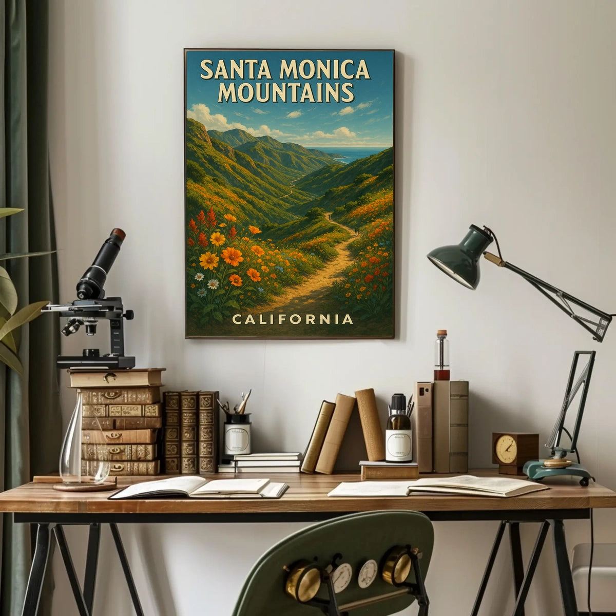 Santa Monica Mountains Poster