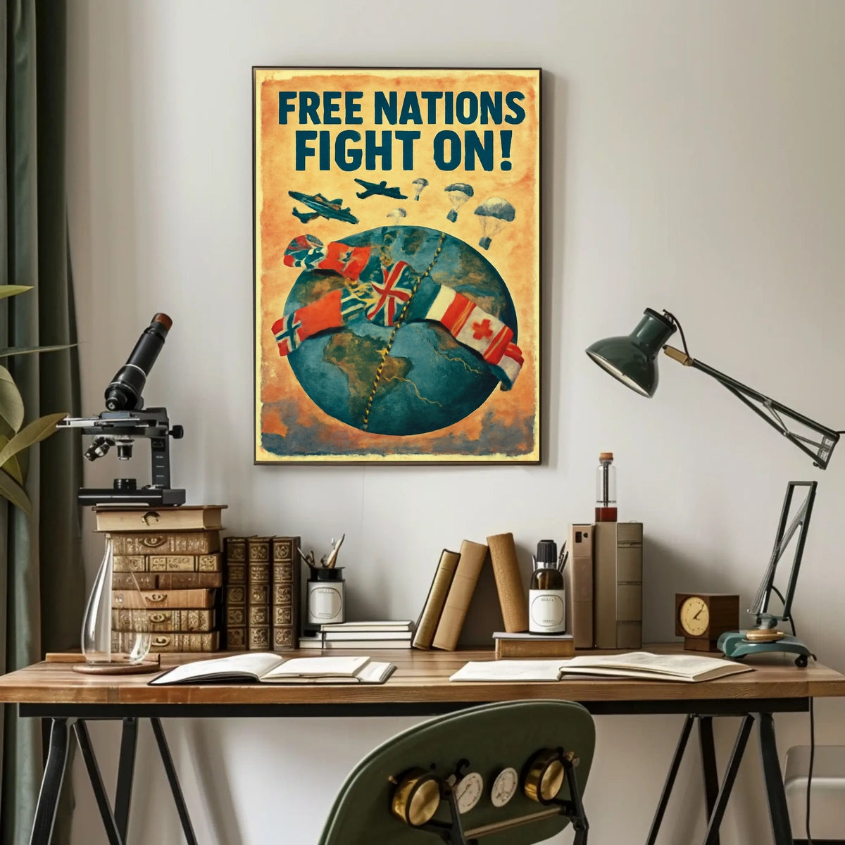 Free Nations Unite Poster