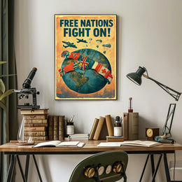 Free Nations Unite Poster