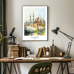 Cairo's Architectural Splendor Poster PosterGoat