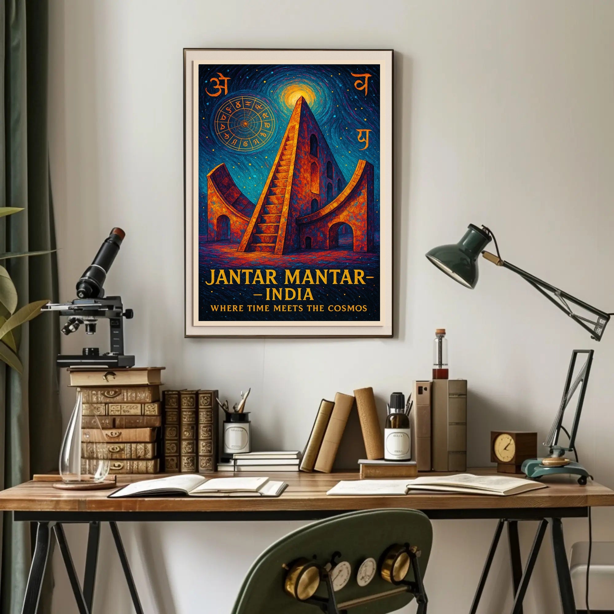 Jantar Mantar Cosmic Poster Wall Art Print