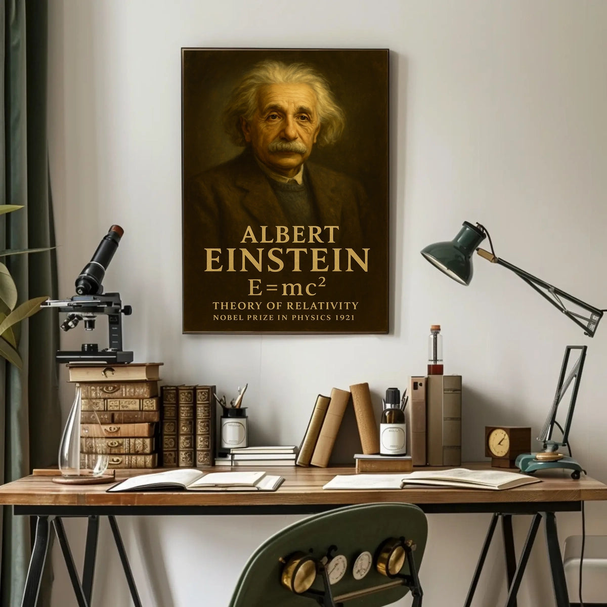 Albert Einstein Theory Of Relativity Poster