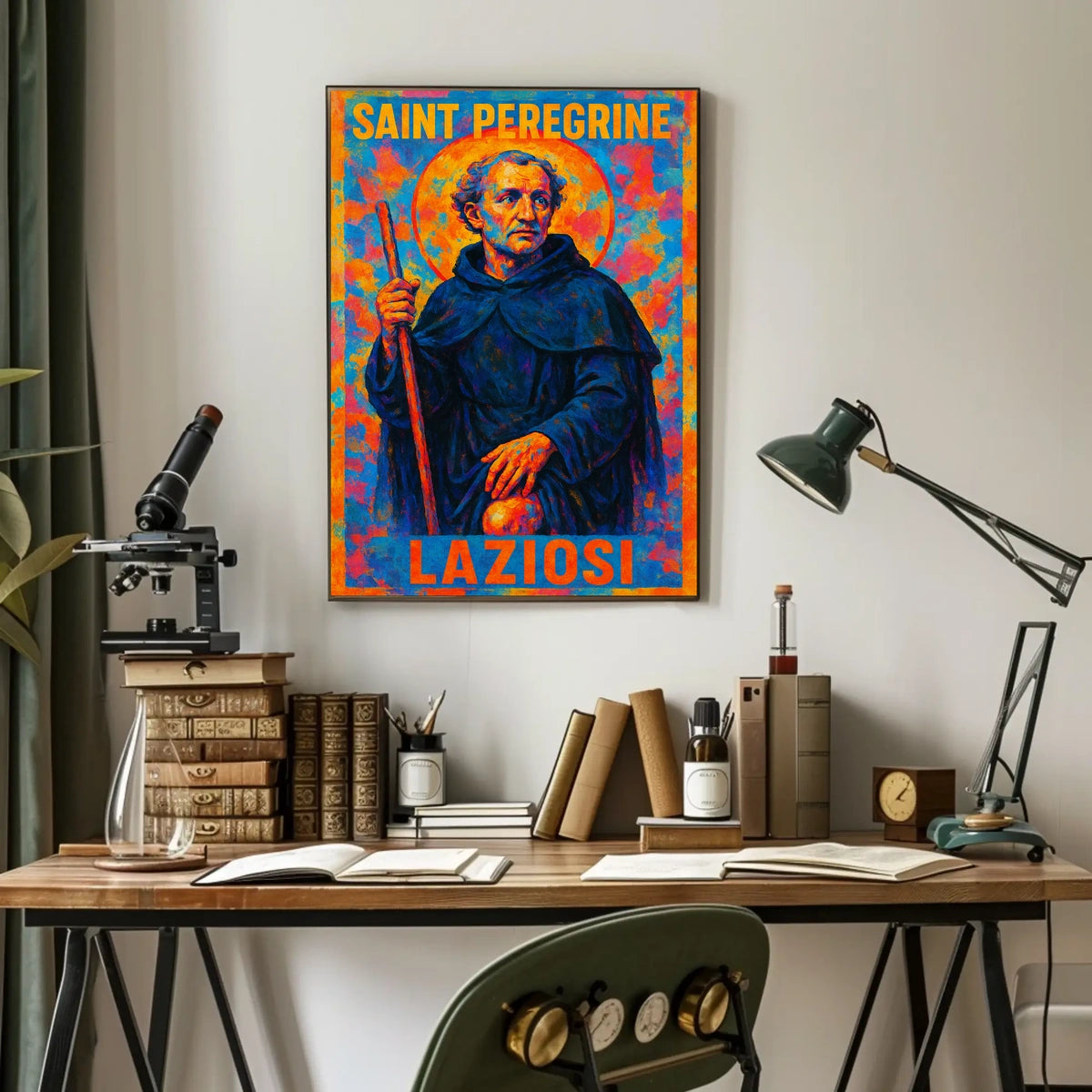 Saint Peregrine Laziosi Poster