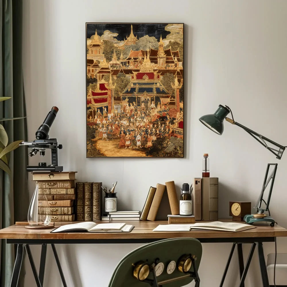 Abstract Nature Harmony Art Poster