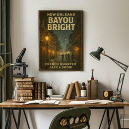 New Orleans Bayou Bright Poster