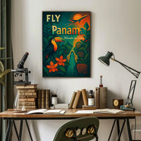 Fly Panama Wander in Color Poster