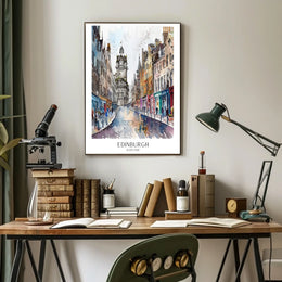 Edinburgh Streetscape Poster
