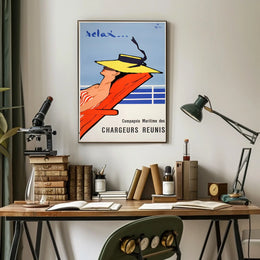 Relax With Chargeurs Réunis Poster