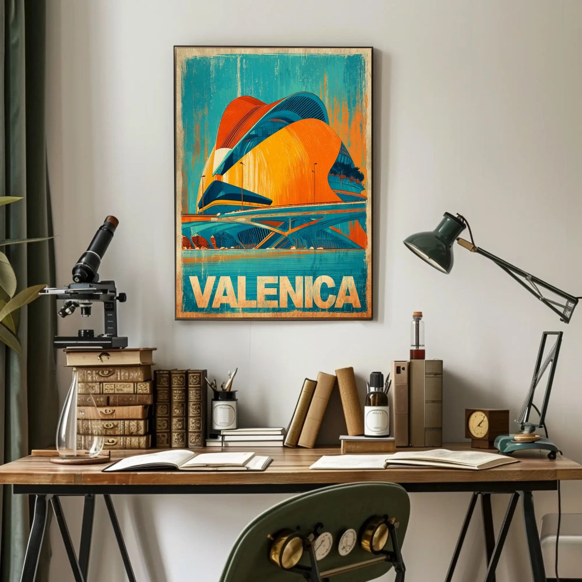 Valencia Architecture Poster