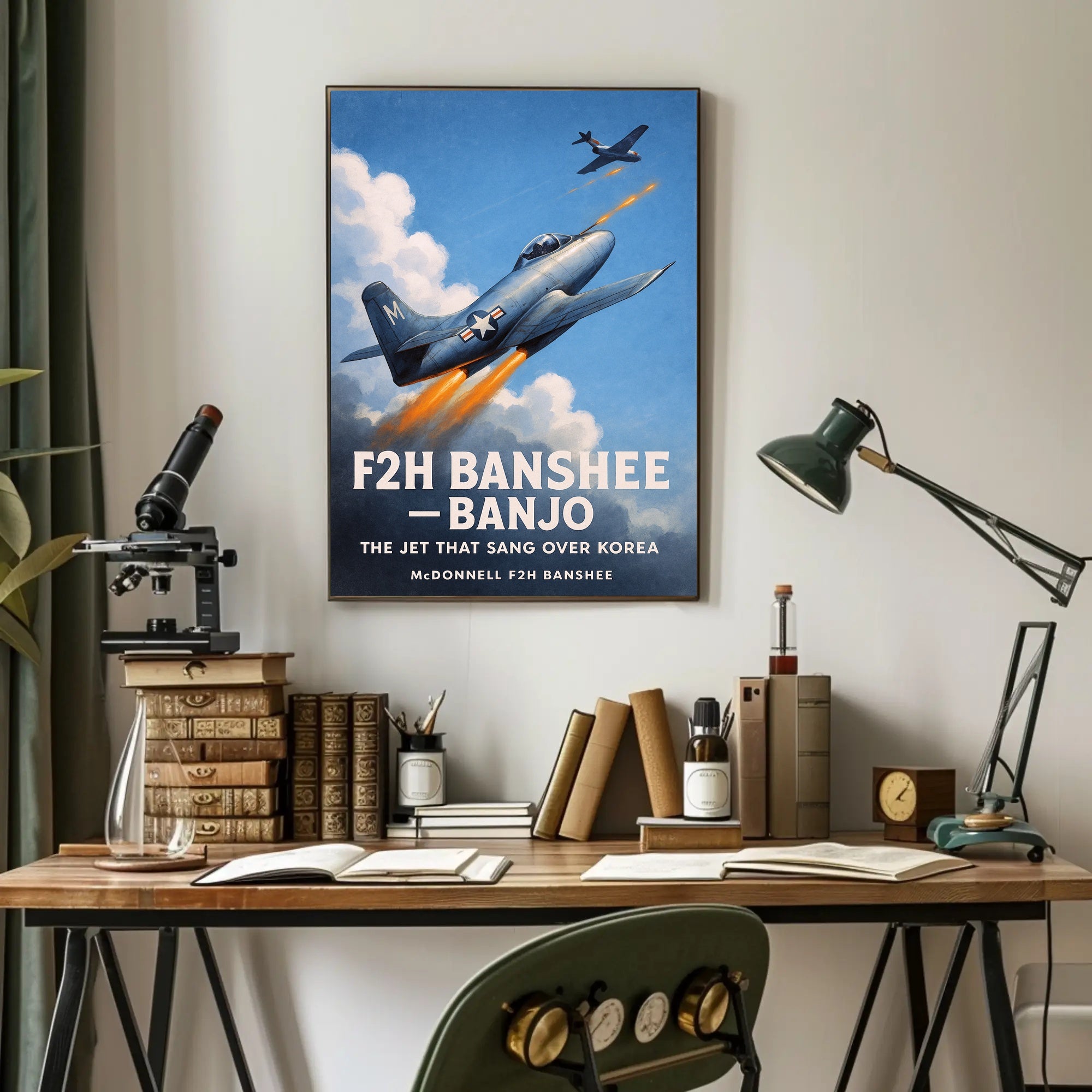 The Jet That Sang Over Korea Poster PosterGoat