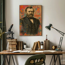 Grant Military Portrait Historical Presidential Poster