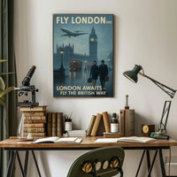 Fly London 1970 Poster