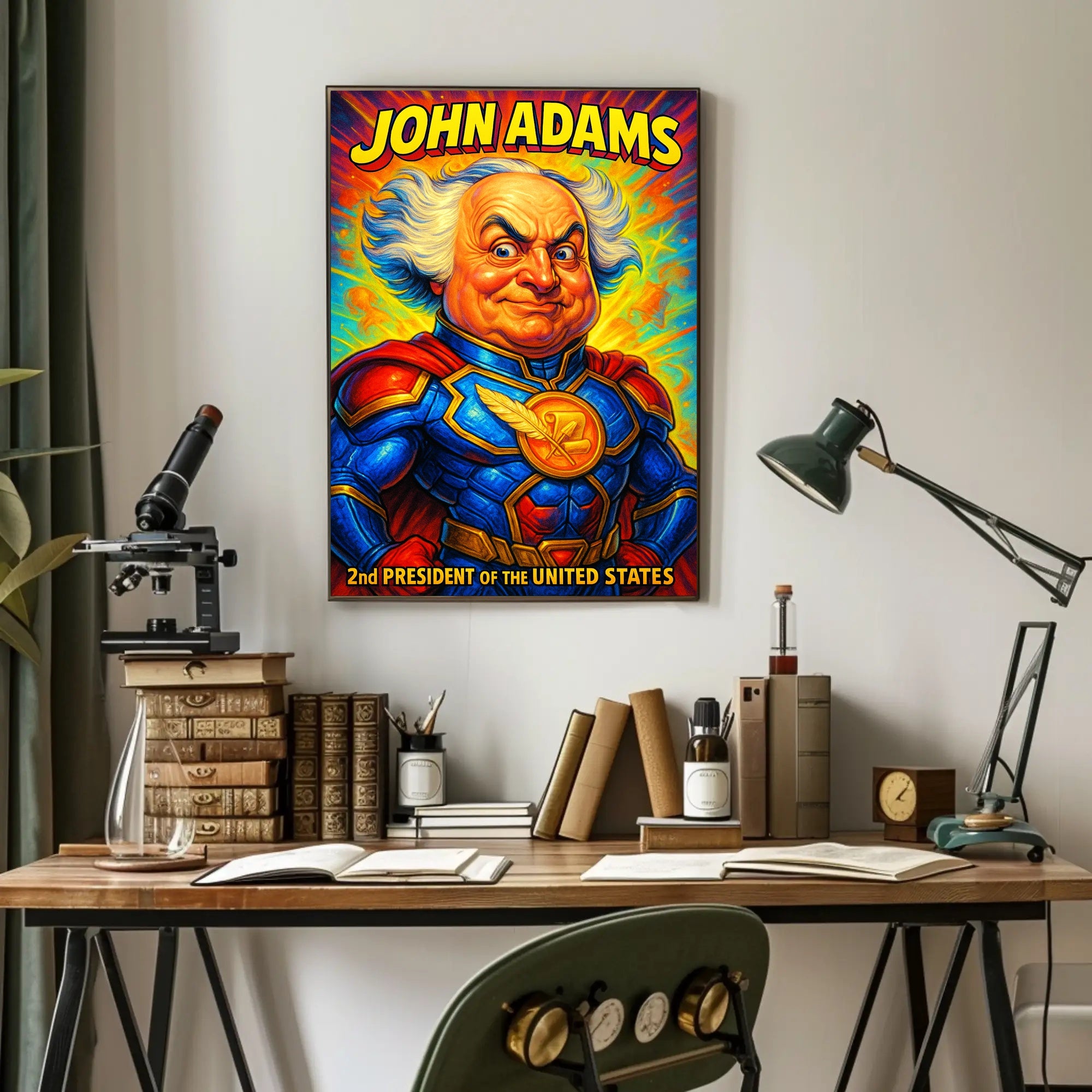 John Adams 2nd President Poster PosterGoat