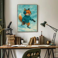 Fox In Snow Poster