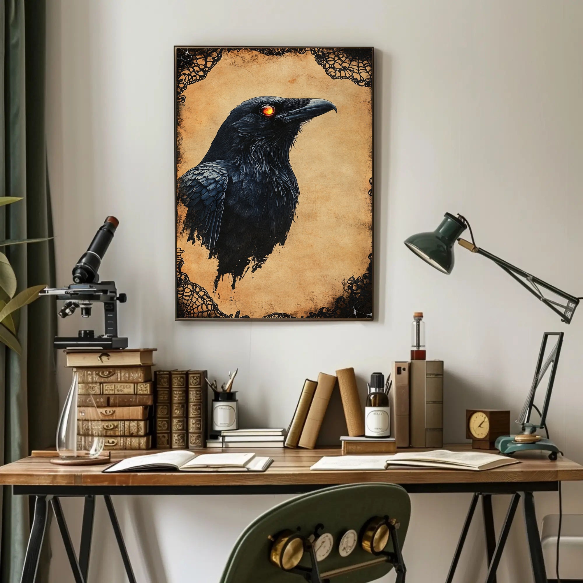 The Enigmatic Raven Poster