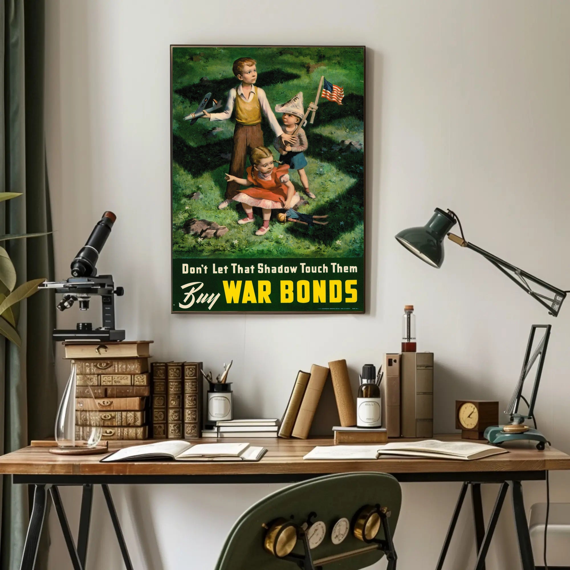 World War II War Bonds Propaganda Poster