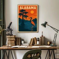 Alabama Wildlife Poster